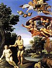 Adam and Eve by Domenichino